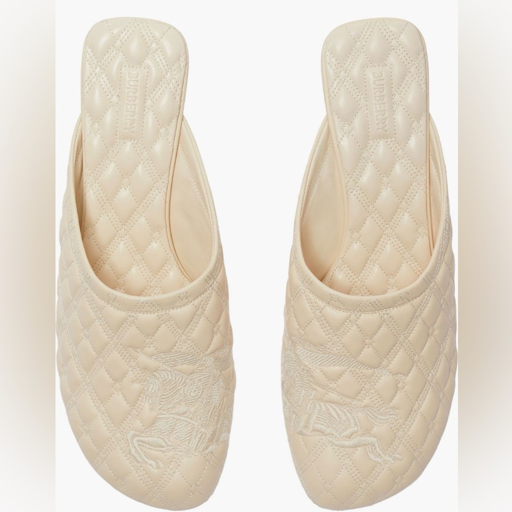Burberry EKD Kitten Heel Mule. Ladies 8-8.5. Eu 39 - Picture 3 of 16